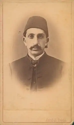 CdV Sultan u. Kalif Abdülhamid II. des Osmanischen Reichs, Portrait