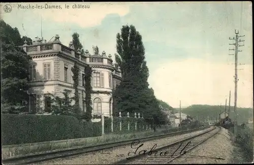 Ak Marche les Dames Wallonien Namur, le chateau