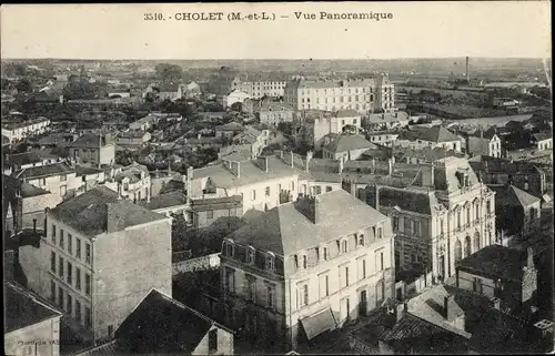 Ak Cholet Maine et Loire, Panorama