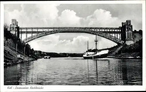 Ak Kiel Schleswig Holstein, Alte Levensauer Hochbrücke