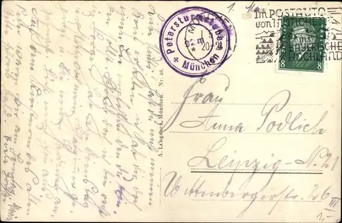 Ak München, Blick von der Turmstube, Peterskirche, Rathaus, Frauenkirche