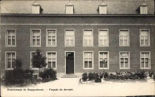 Ak Buggenhout Ostflandern, Pensionat, Fassade