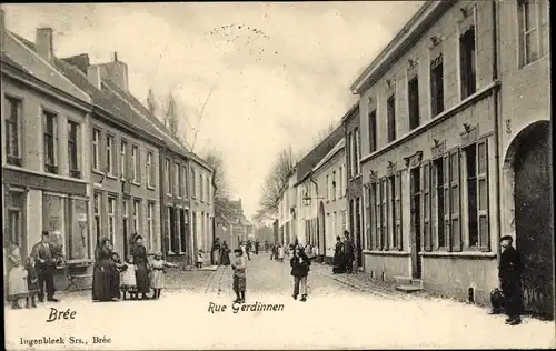 Ak Bree Flandern Limburg, Rue Gerdinnen