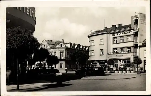 Ak Lázně Poděbrady Bad Podiebrad Region Mittelböhmen, Hotel Praha