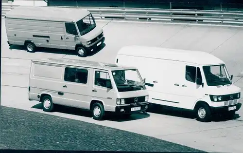 Foto Daimler Benz, Mercedes Benz Transporter, Modellreihen T 1, MB 100 D, T 2, Werkfoto