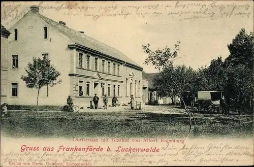 Ak Frankenförde bei Luckenwalde, Dorfstraße, Gasthof