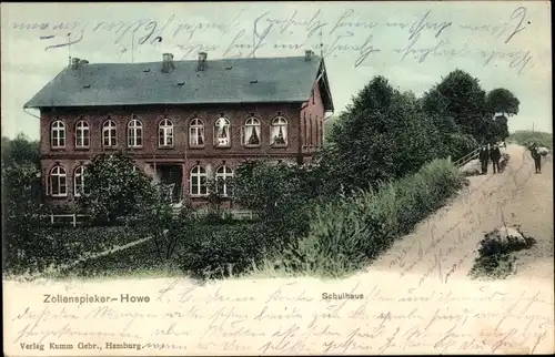 Ak Hamburg Bergedorf Vierlande Kirchwerder Zollenspieker, Schulhaus