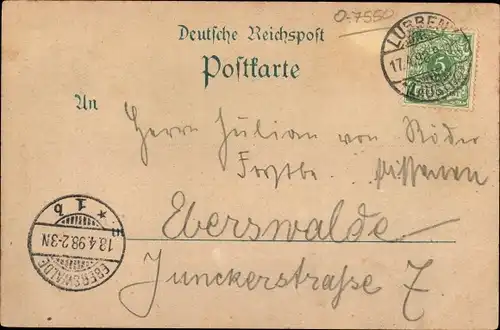 Litho Lübben im Spreewald, Waldschlößchen, Pavillon