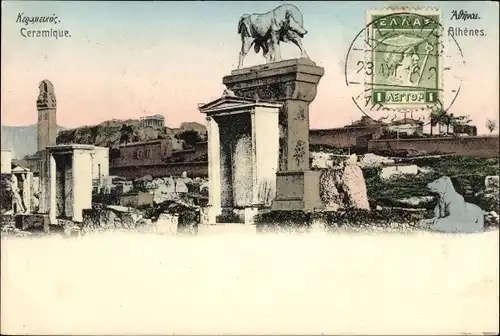 Ak Athen, Griechenland, Keramik