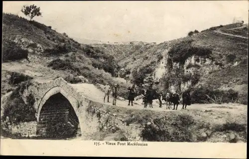 Ak Mazedonien, alte mazedonische Brücke