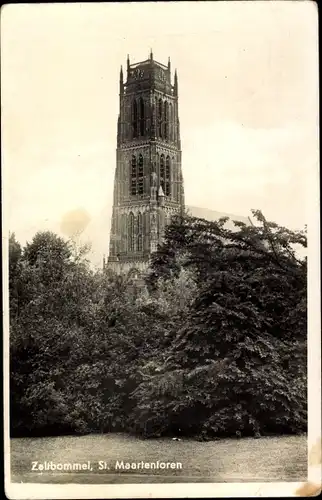 Ak Zaltbommel Gelderland, St. Maartentoren