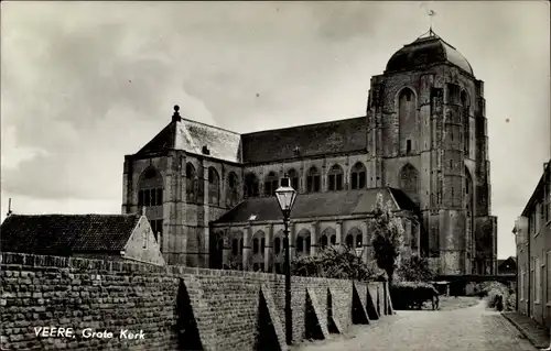 Ak Veere Zeeland Niederlande, Kirche