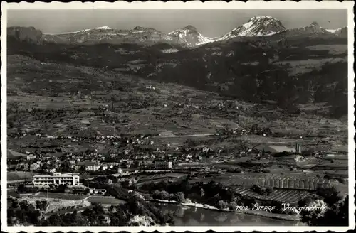 Ak Sierre Kanton Wallis, Vue generale