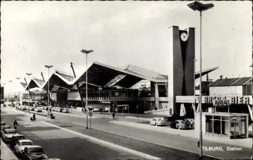 Ak Tilburg Nordbrabant Niederlande, Bahnhof