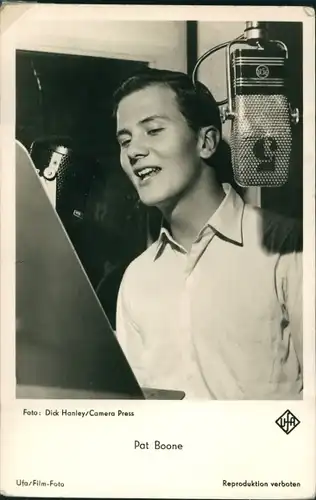 Ak Schauspieler Pat Boone, Portrait