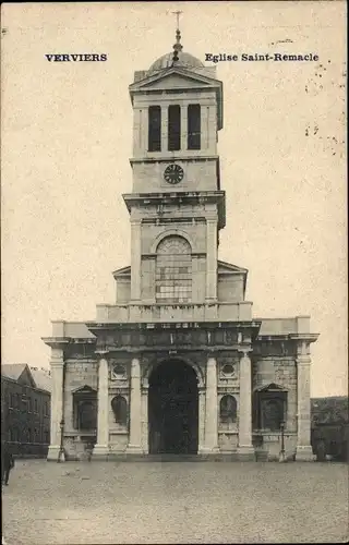 Ak Verviers Wallonien Lüttich, Eglise Saint-Remacle