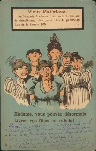 Ak Vieux Materiaux, Sie können Ihre Töchter jetzt mit einem Rabatt zur Welt bringen