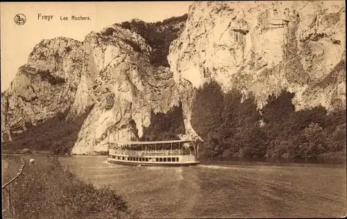 Ak Freyr Hastière Wallonien Namur, Les Rochers