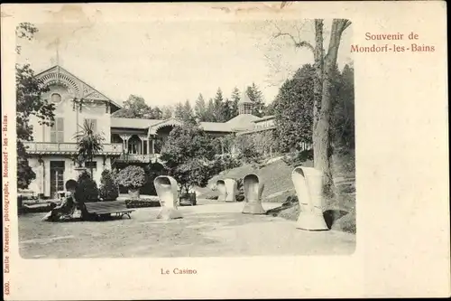 Ak Mondorf les Bains Bad Mondorf Luxemburg, Casino