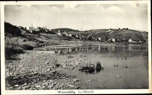 Ak Wasserbillig Luxemburg, Die Mosel