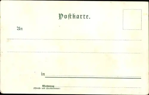 Litho Glückwunsch Neujahr, Jesuskind, Josef