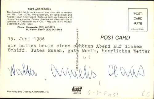 Ak Schiff Captain Anderson II
