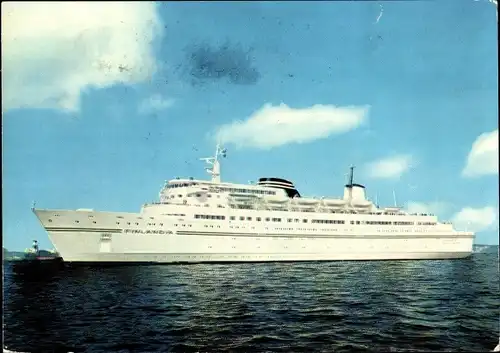Ak Schiff MS Finlandia, Finlandia Line, Finland Steamship Co.