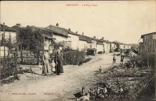 Ak Laronxe Meurthe et Moselle, Das neue Land