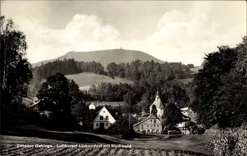 Ak Lückendorf Oybin Zittauer Gebirge, Hochwald, Totalansicht