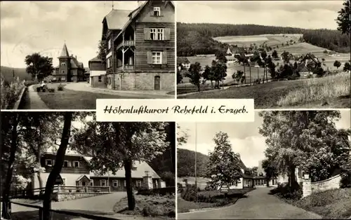 Ak Rehefeld Zaunhaus Altenberg im Erzgebirge, Teilansicht