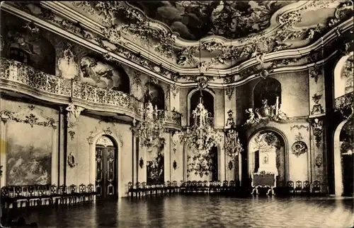 Ak Rudolstadt in Thüringen, Heidecksburg, Großer Festsaal