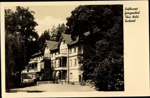 Ak Georgenthal Thüringen, Straßenpartie, Kurhotel