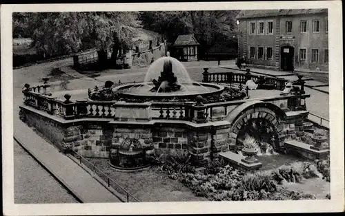 Ak Gotha in Thüringen, Wasserkunst, Springbrunnen