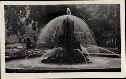 Ak Gotha in Thüringen, Obere Wasserkunst, Springbrunnen