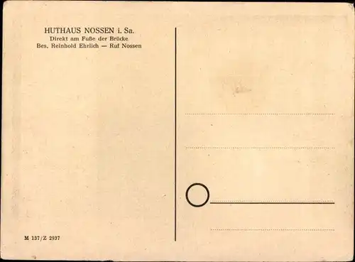 Ak Siebenlehn Großschirma in Sachsen, Reichsautobahnbrücke Muldental, Gaststätte Huthaus