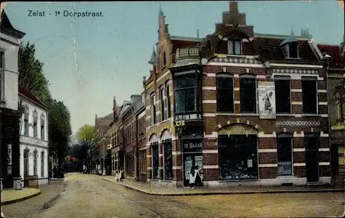 Ak Zeist Utrecht Niederlande, 1e Dorpstraat