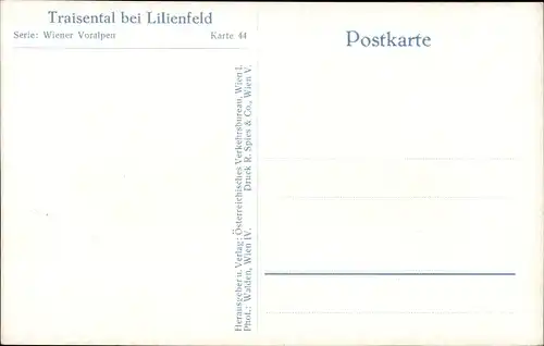 Ak Lilienfeld in Niederösterreich, Traisental, Winter, Wiener Voralpen