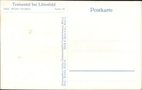 Ak Lilienfeld in Niederösterreich, Traisental, Winter, Wiener Voralpen