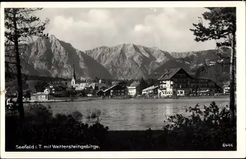 Ak Seefeld in Tirol, Panorama, Wettersteingebirge