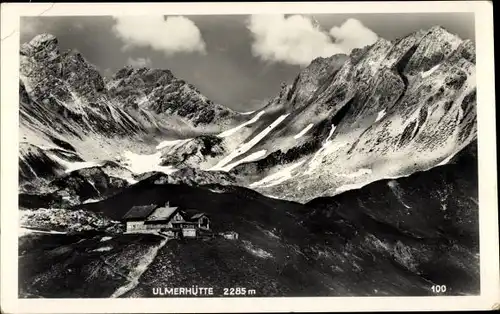 Ak St. Anton am Arlberg Tirol Österreich, Ulmer Hütte