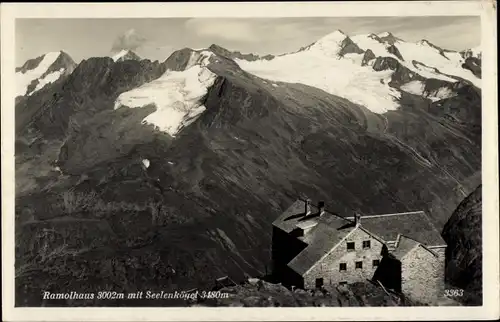 Ak Obergurgl Sölden in Tirol, Ramolhaus, Seelenkögel