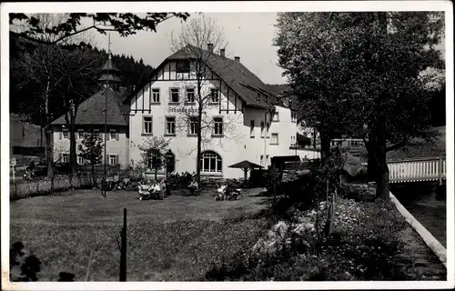 Ak Jöhstadt im Erzgebirge Sachsen, Fremdenhof