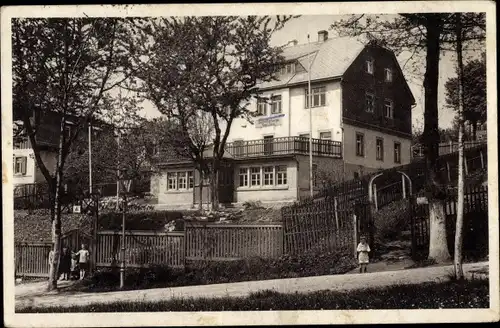 Ak Zöblitz Marienberg im Erzgebirge Sachsen, Jugendherberge DJH, Kinder