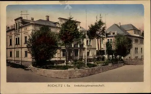 Ak Rochlitz an der Mulde, Amtshauptmannschaft, Gebäude