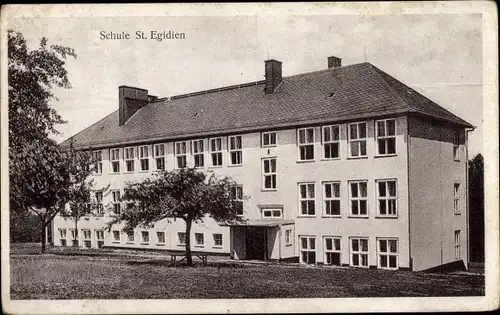 Ak Sankt Egidien in Sachsen, Schule
