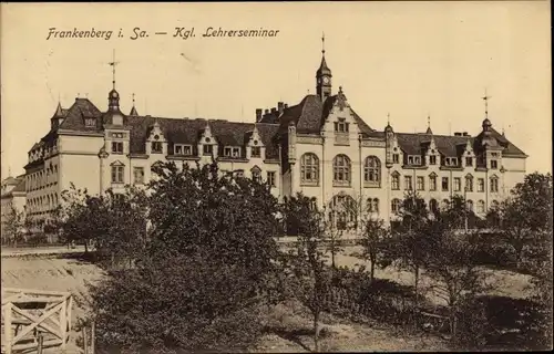 Ak Frankenberg in Sachsen, Kgl. Lehrerseminar