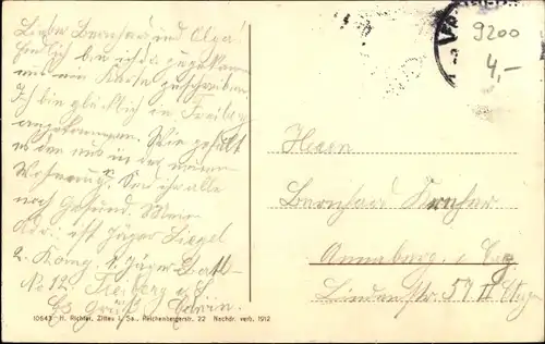 Ak Freiberg in Sachsen, Jägerkaserne