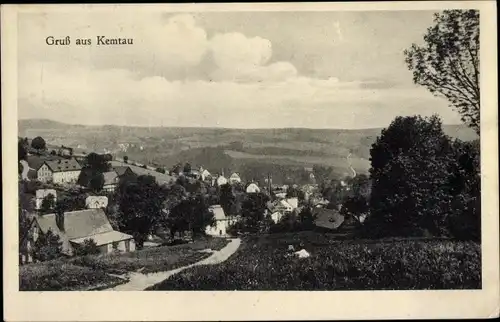 Ak Kemtau Burkhardtsdorf im Erzgebirge, Teilansicht