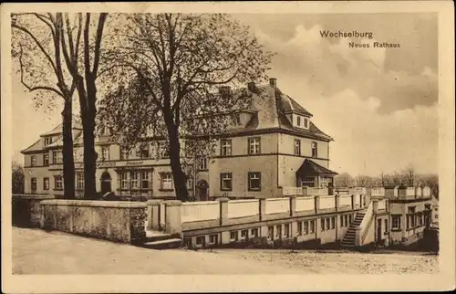 Ak Wechselburg in Sachsen, Rathaus