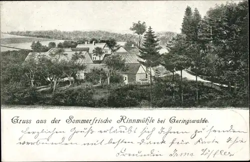Ak Erlbach Colditz in Sachsen, Rinnmühle